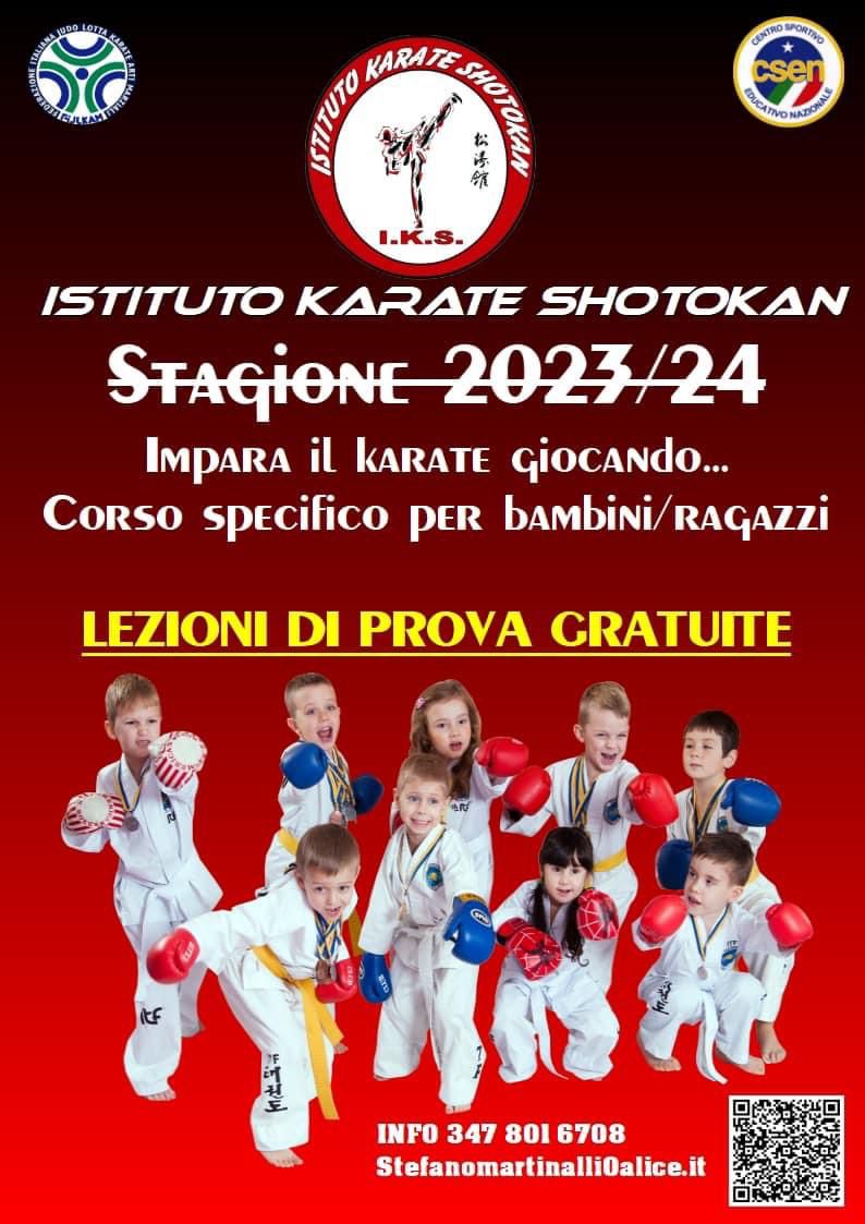 IKS Nuova stagione karate